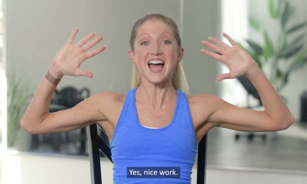 Fitness with FreeStyle Diabetes:  Low Impact Chair Workout | Caroline Jordan, Episode 1