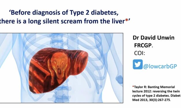 Dr. David Unwin – ‘Before diagnosis of Type 2 diabetes there is a long silent scream from the liver’